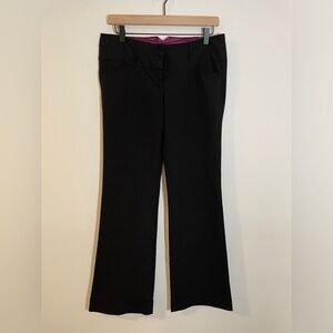 Stooshy Black Trouser Dress Pants Boot Leg Size 7 Y2K Business Casual Office